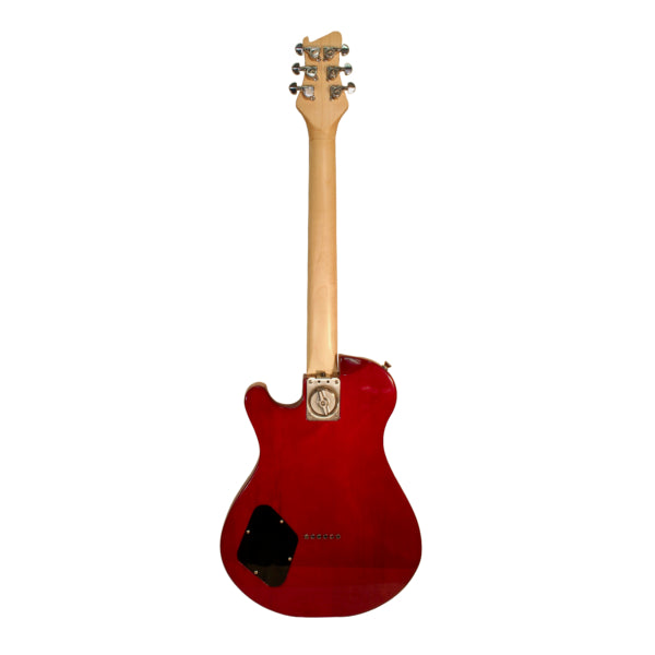 Overhead Electric Cherry Sunburst Travel Guitar – OE990CB