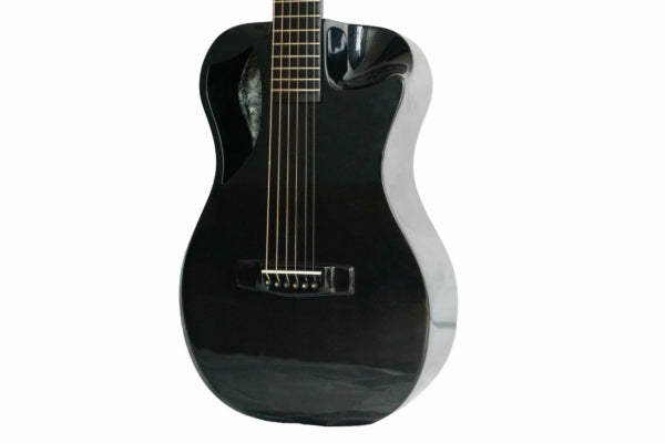 Gloss Black Carbon Travel Guitar – OF660