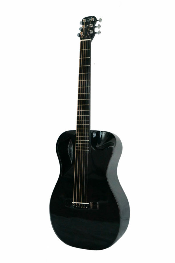 Gloss Black Carbon Travel Guitar – OF660