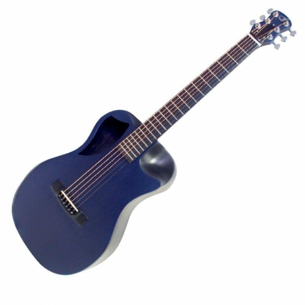 Blue Top Matte Carbon Travel Guitar – OF660B1M