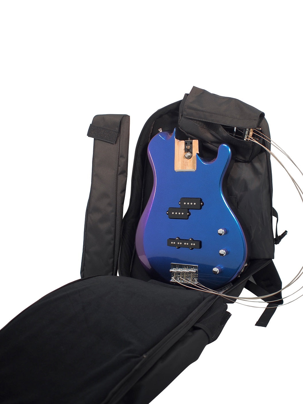Overhead Collapsible Travel Bass Guitars
