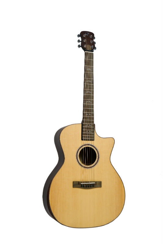Solid Sitka / Pau Ferro GA Cutaway- FF422C