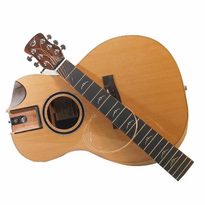 Western Cedar Top, Solid Zircote Back 13-Fret Parlor Travel Guitar- FP59213LTD2