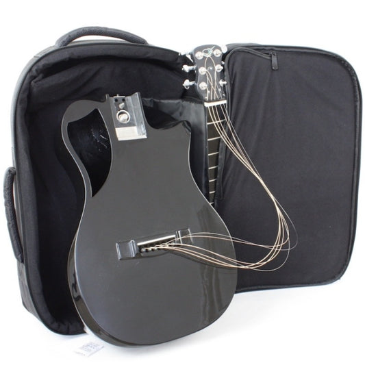 Gloss Black Carbon Travel Guitar – OF660