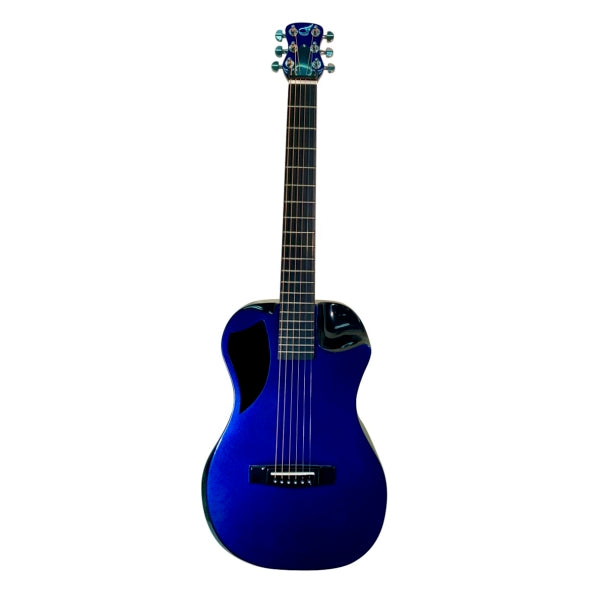 Blue Purple Color-Shift Gloss Carbon Travel Guitar – OF660BP