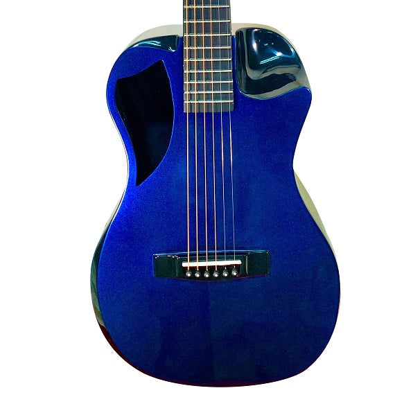 Blue Purple Color-Shift Gloss Carbon Travel Guitar – OF660BP
