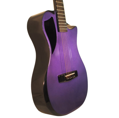 Blue Purple Color-Shift Gloss Carbon Travel Guitar – OF660BP