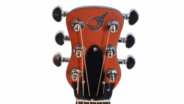 Orange Top Matte Carbon Travel Guitar- OF660O1M