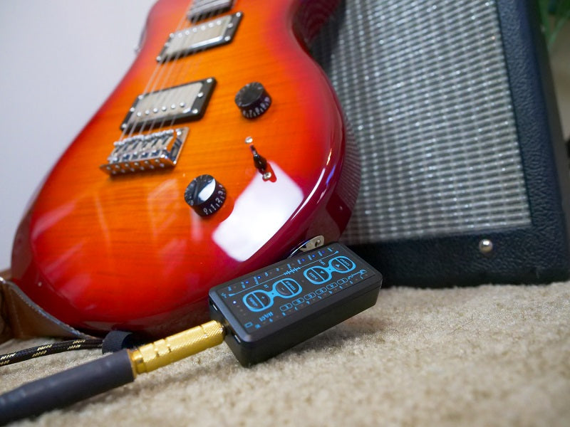 Overhead Electric Black Travel Guitar – OE990BK
